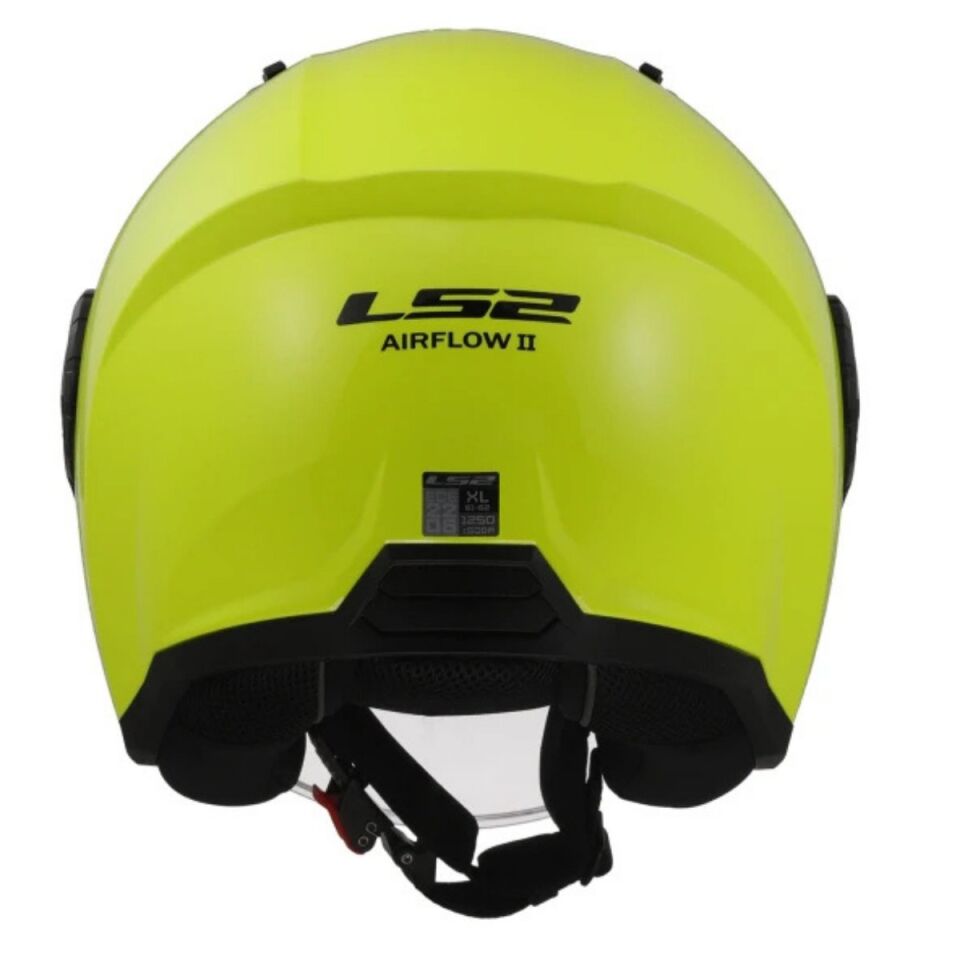 ÇENESİZ KASK LS2 AIRFLOW 2 NEON SARI ORJİNAL L