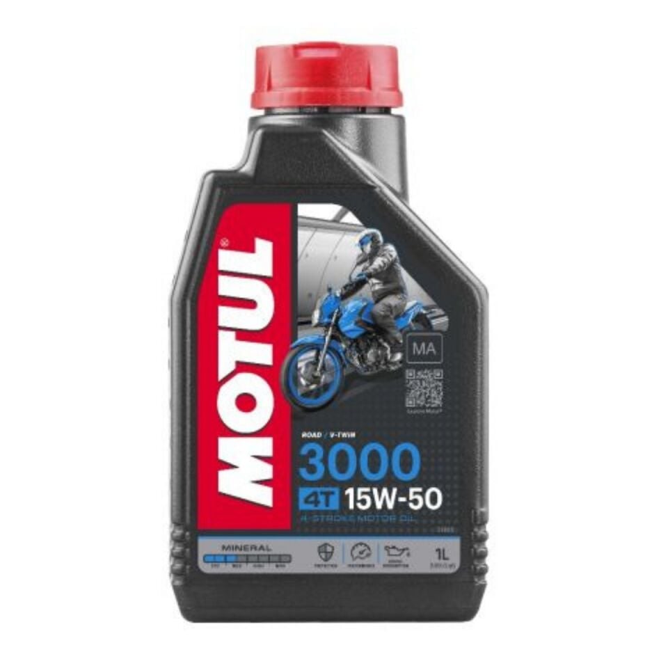 MOTUL 3000 15W50 4T MINERAL YAĞ 1LT