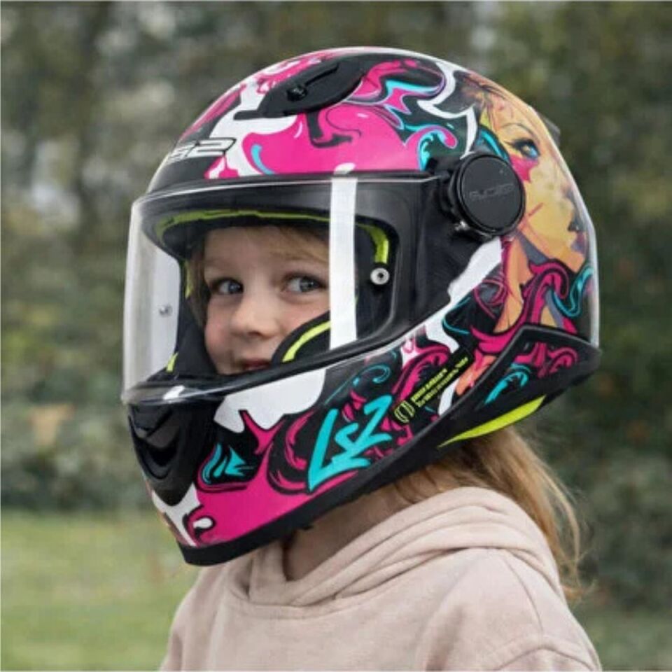 ÇOCUK KASK LS2 KID CYBERG MAT MOR ORJİNAL M