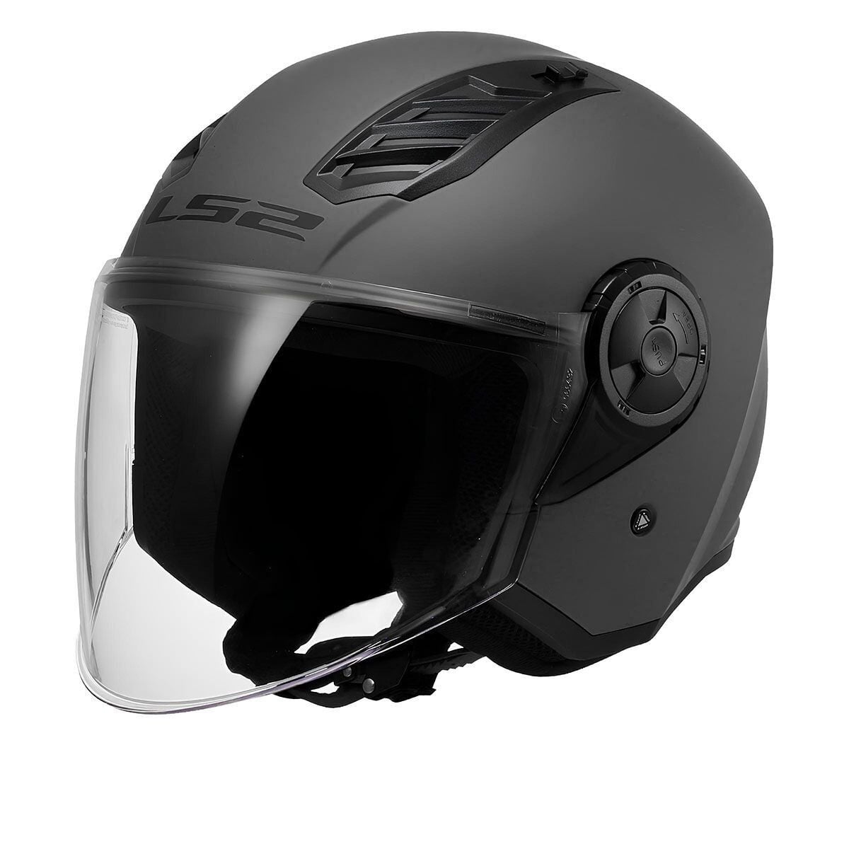 ÇENESİZ KASK LS2 AIRFLOW 2 MAT TITANIUM ORJİNAL M