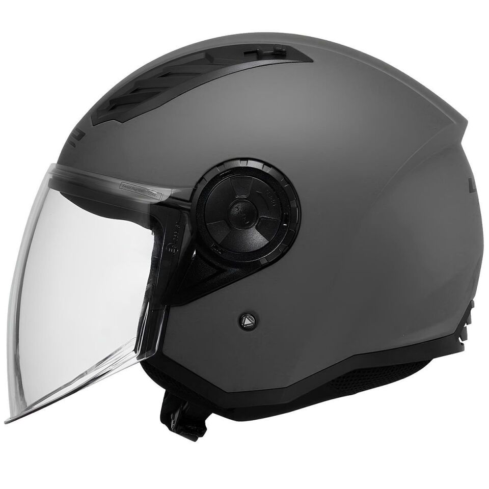 ÇENESİZ KASK LS2 AIRFLOW 2 MAT TITANIUM ORJİNAL M