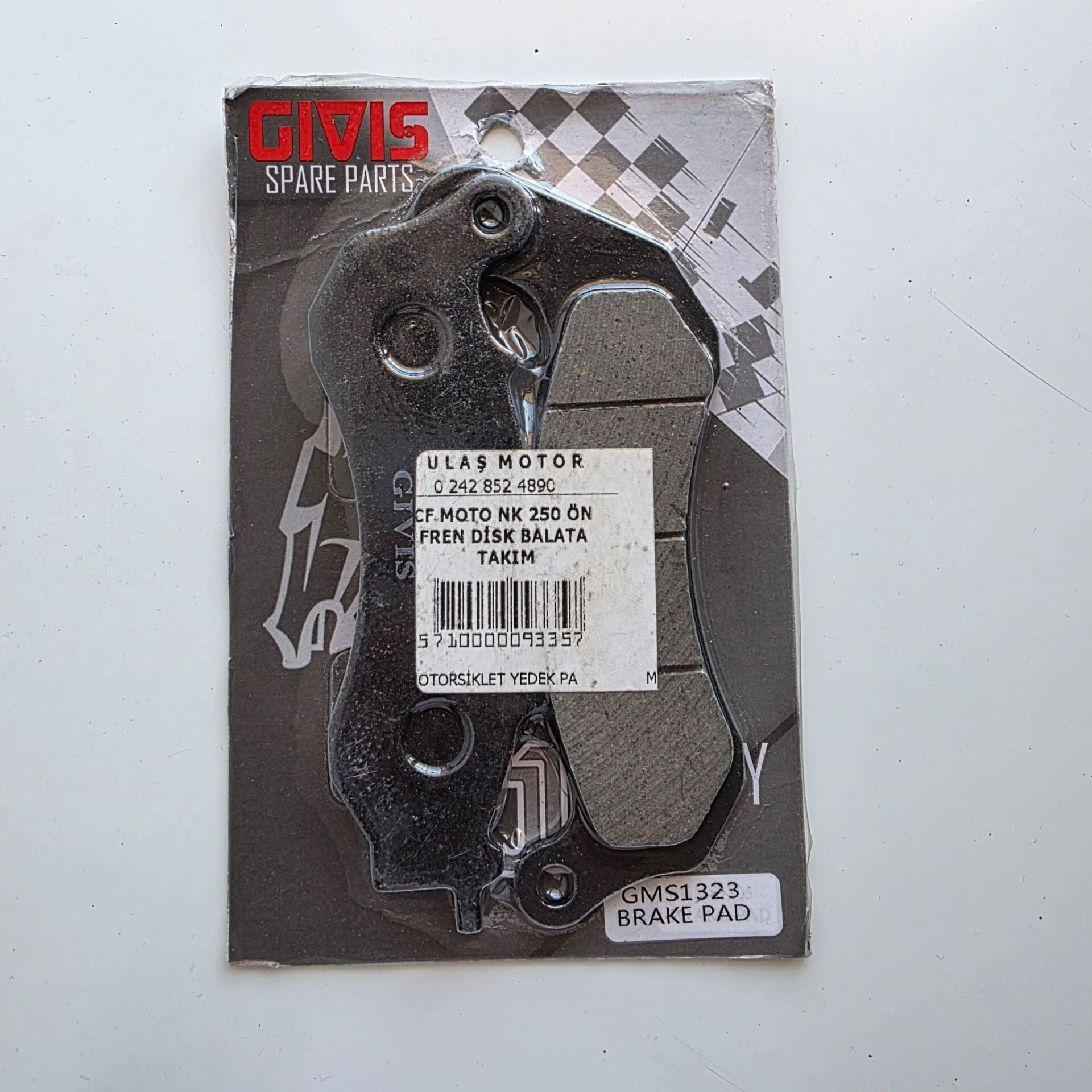 CF MOTO NK 250 ÖN FREN DİSK BALATA TAKIM
