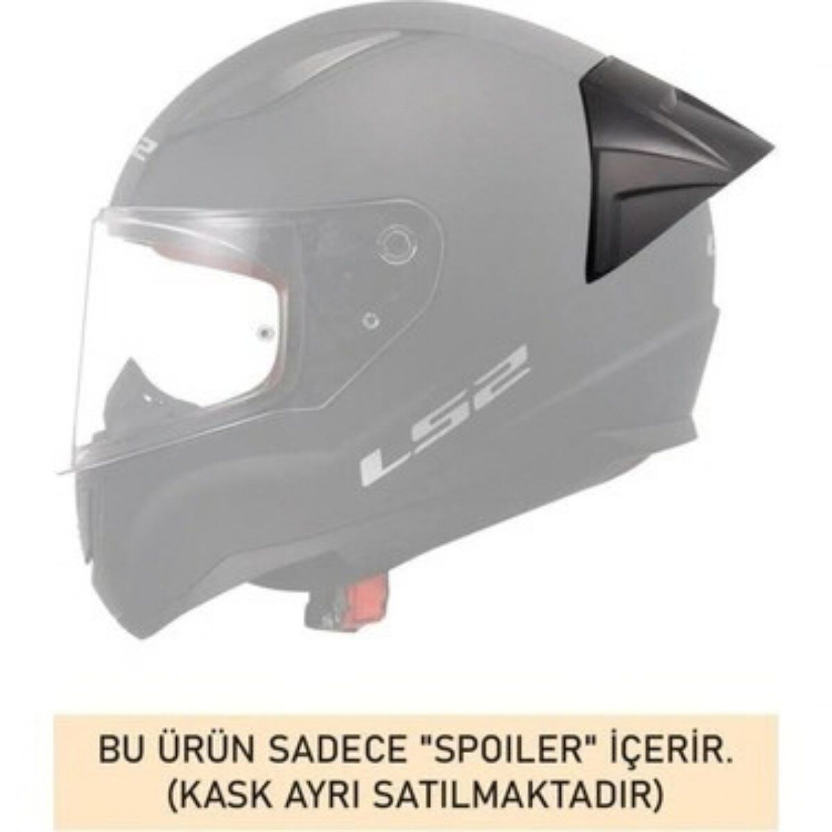 KAPALI KASK LS2 RAPID 2 YARIŞ SPOILER ORJİNAL