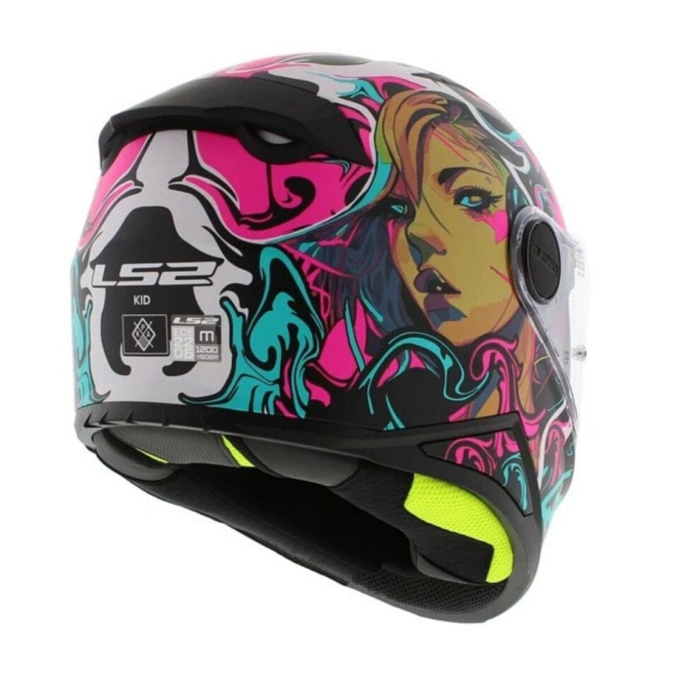 ÇOCUK KASK LS2 KID CYBERG MAT MOR ORJİNAL L
