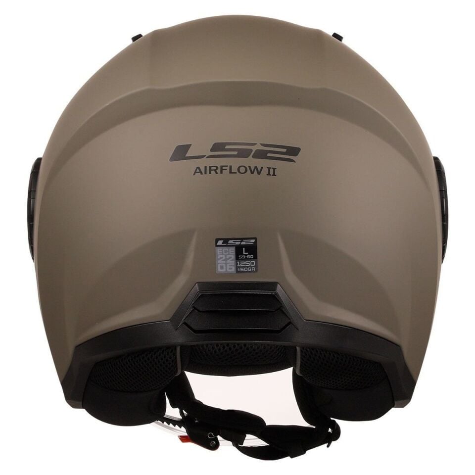 ÇENESİZ KASK LS2 AIRFLOW 2 MAT KUM ORJİNAL L