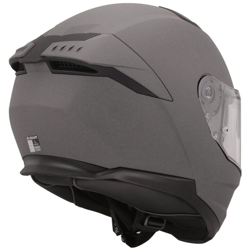 KAPALI KASK LS2 STREAM 2 MAT CONCRETE ORJİNAL VİZÖRLÜ XL