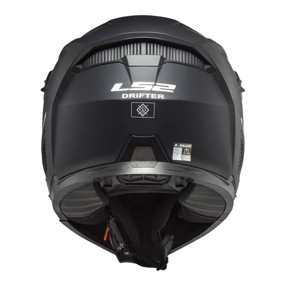 KAPALI KASK LS2 DRIFTER MAT SİYAH ORJİNAL L