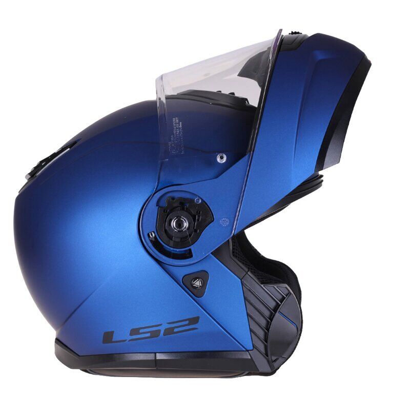 ÇENE AÇILIR KASK LS2 STROBE 2 NAVY MAT MAVİ ORJİNAL L
