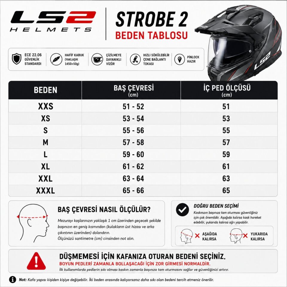 ÇENE AÇILIR KASK LS2 STROBE 2 NAVY MAT MAVİ ORJİNAL L