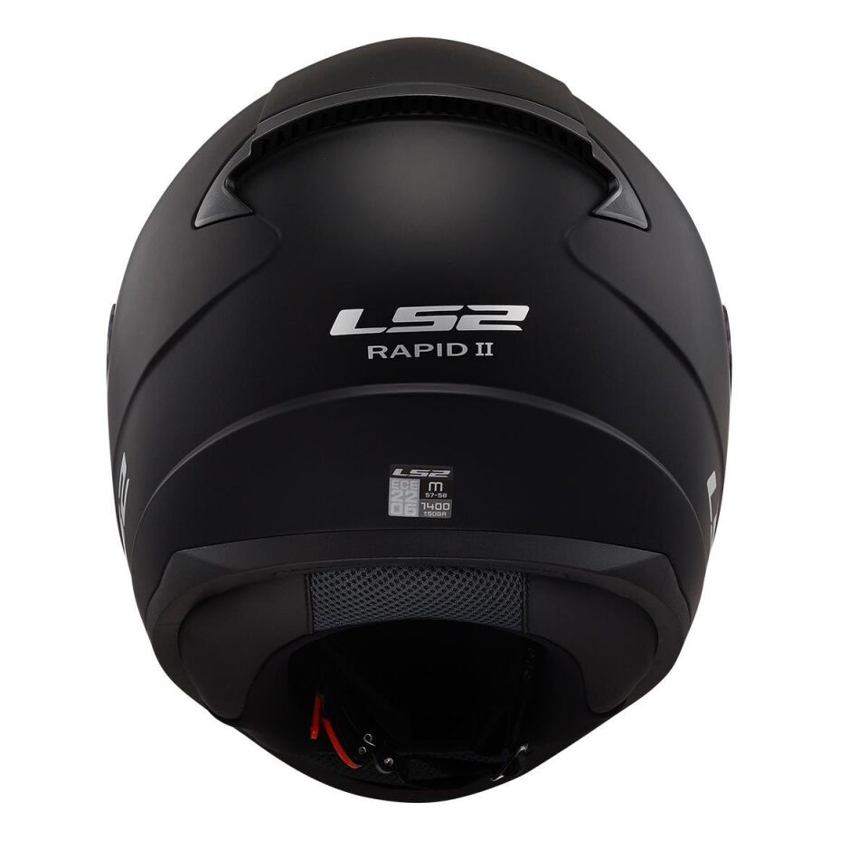 KAPALI KASK LS2 RAPID 2 MAT SİYAH ORJİNAL S