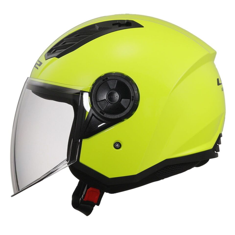 ÇENESİZ KASK LS2 AIRFLOW 2 NEON SARI ORJİNAL M