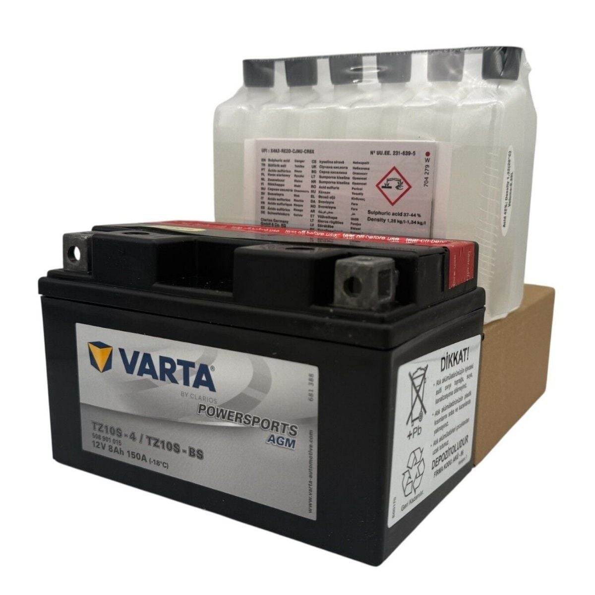 AKÜ 12V 8AH KISA TTZ10S-4 VARTA SULU