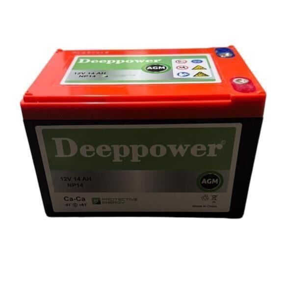 AKÜ 12V 14AH ELEKTRİKLİ BİSİKLET DEEPPOWER