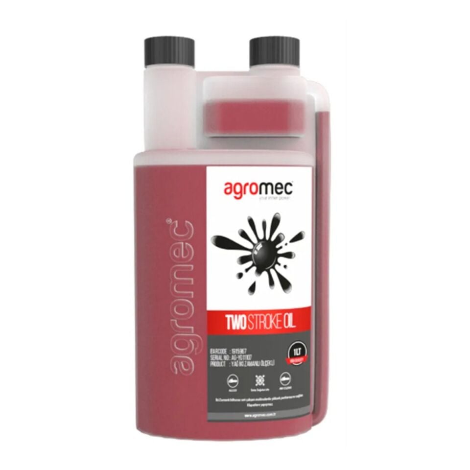 AGROMEC 2T YAĞ 1LT ÖLÇEKLİ