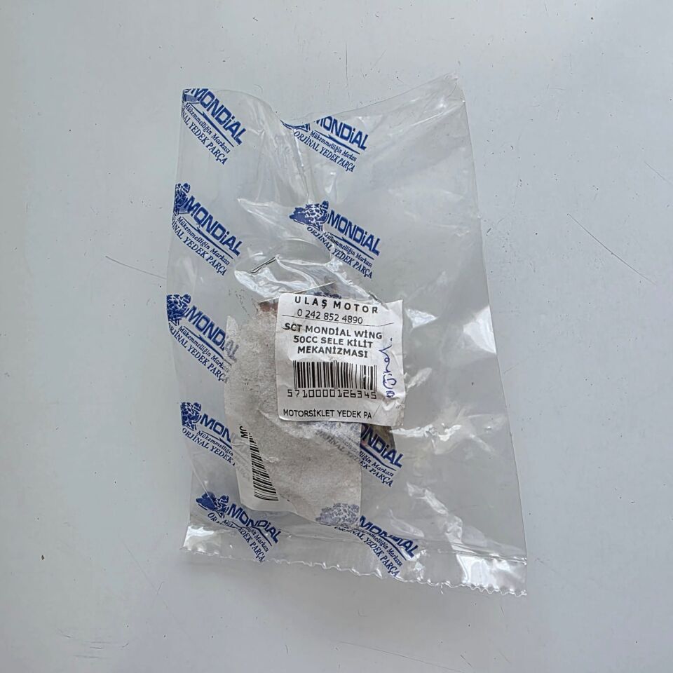 SCT MONDİAL WİNG 50CC SELE KİLİT MEKANİZMASI ORJİNAL
