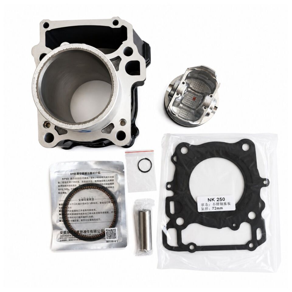 CF MOTO NK 250 SR 250 SİLİNDİR KOMPLE 72MM 17 PERNO SİYAH