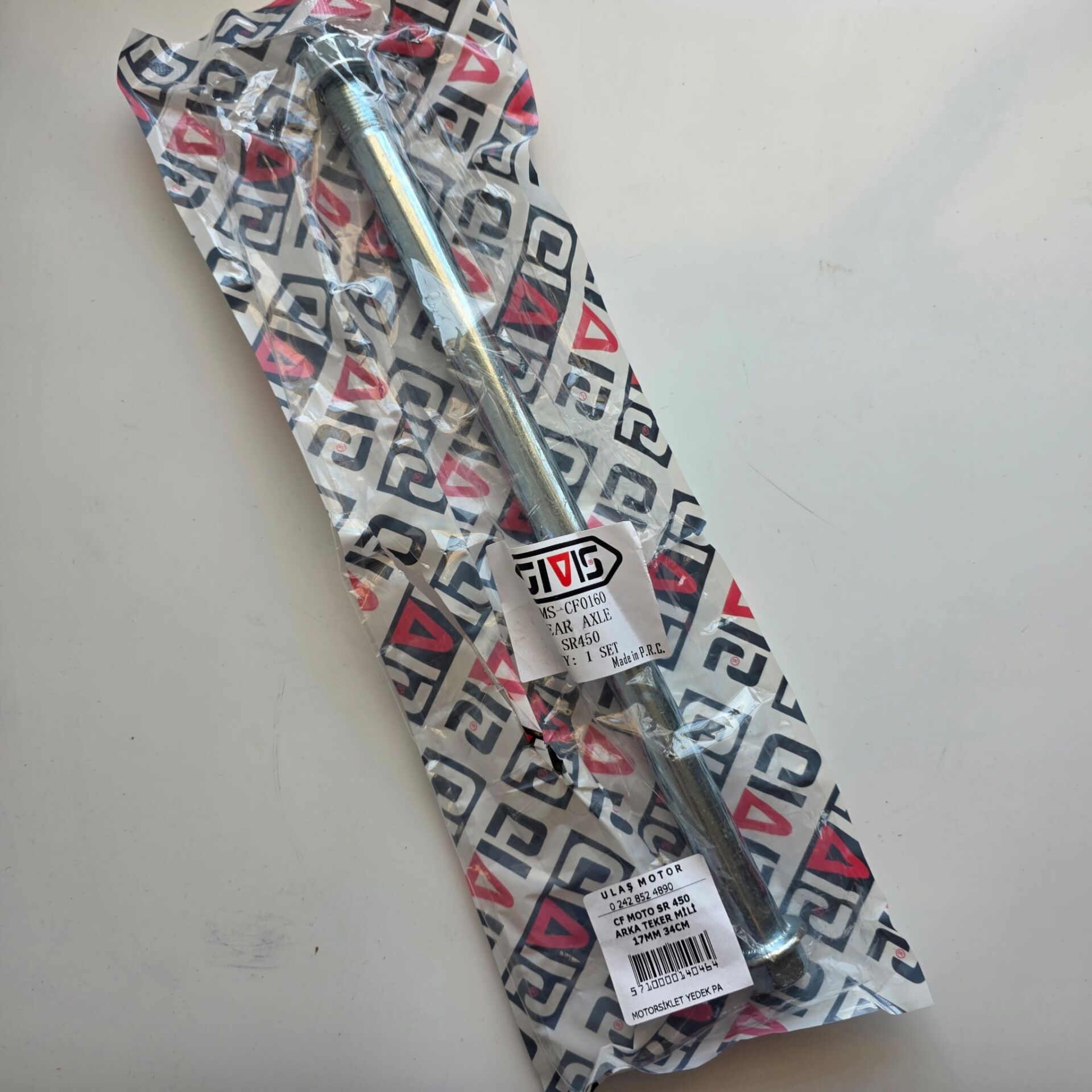 CF MOTO SR 450 ARKA TEKER MİLİ 17MM 34CM