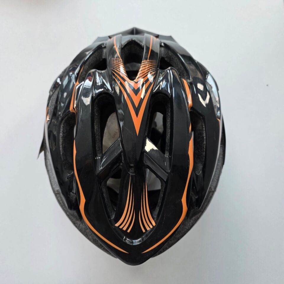 BİS YETİŞKİN KASK MOON MV88 TURUNCU-SİYAH L