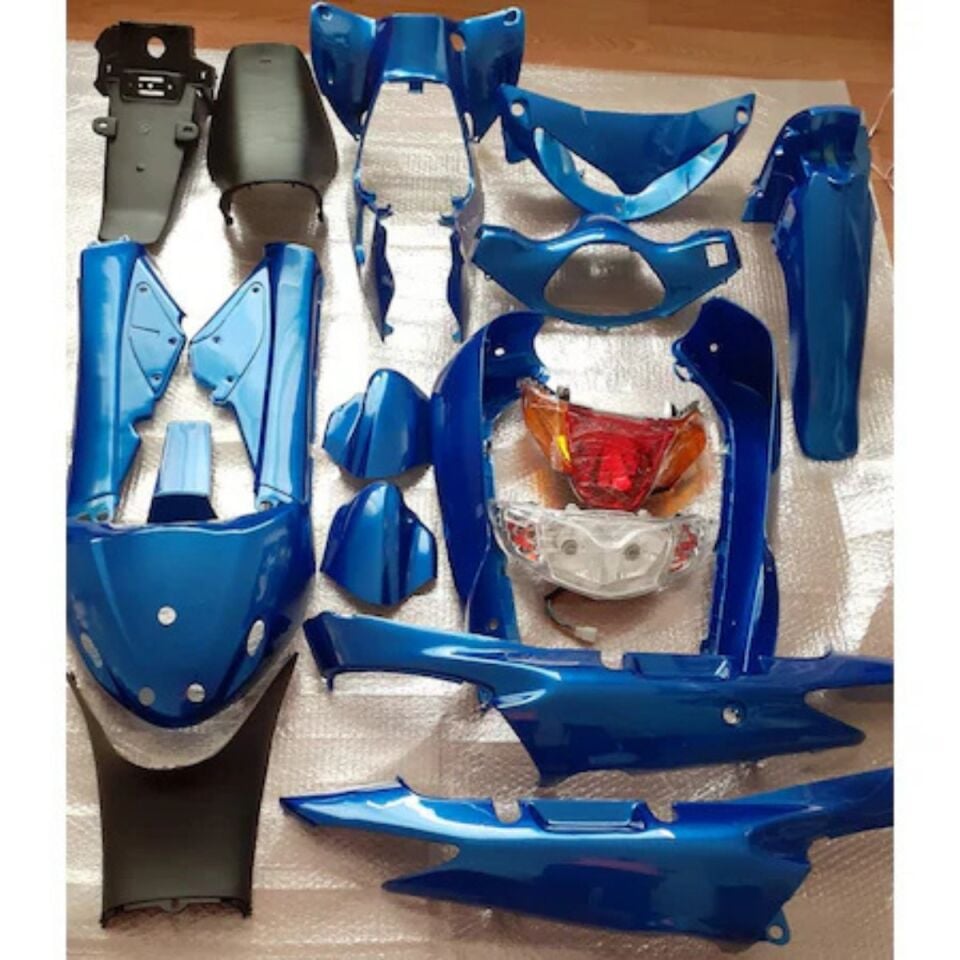 CUP MONDİAL FT 110 GRENAJ SETİ MAVİ ÖN FAR + ARKA STOP DAHİL