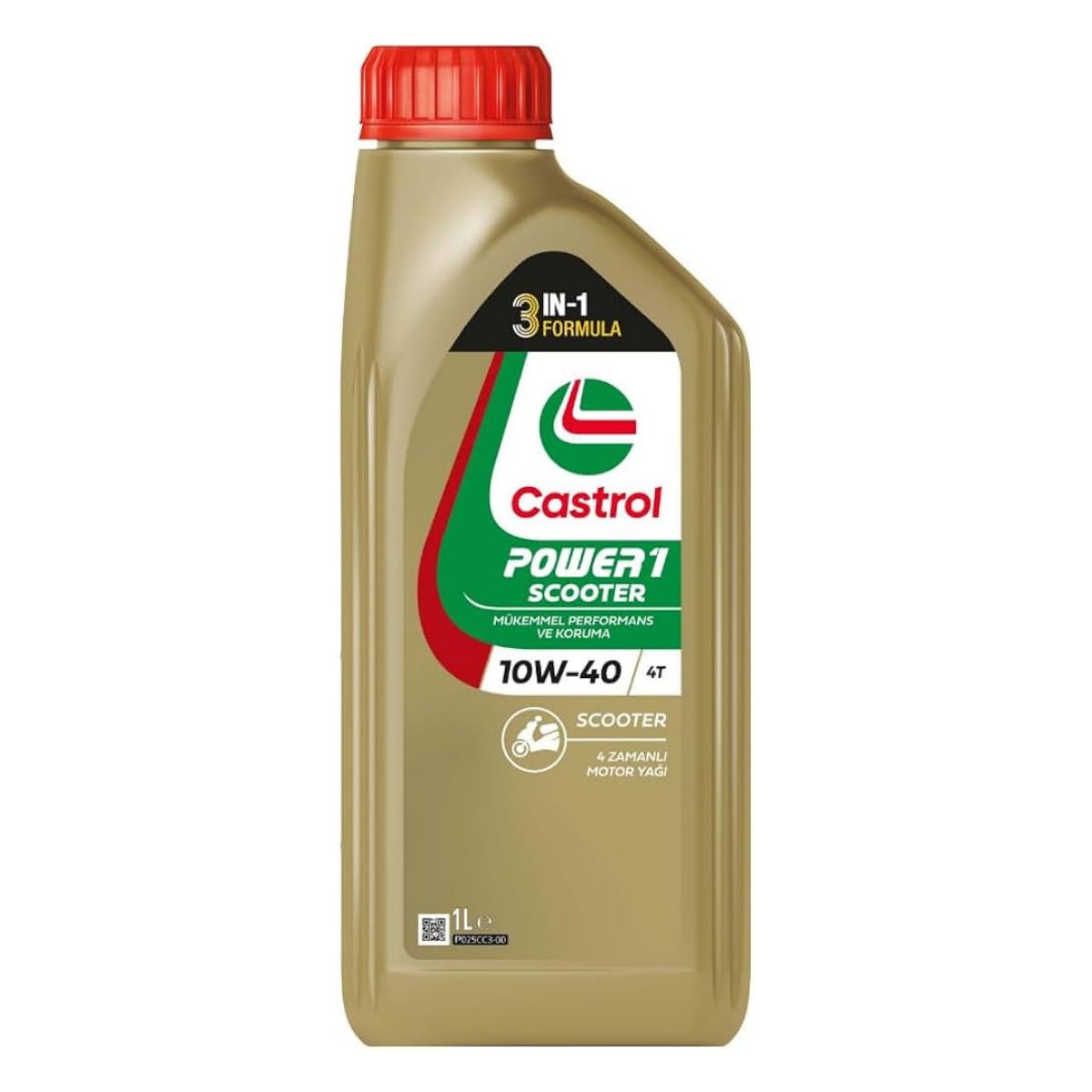 CASTROL POWER1 SCOOTER 10W40 4T YAĞ 1 LT