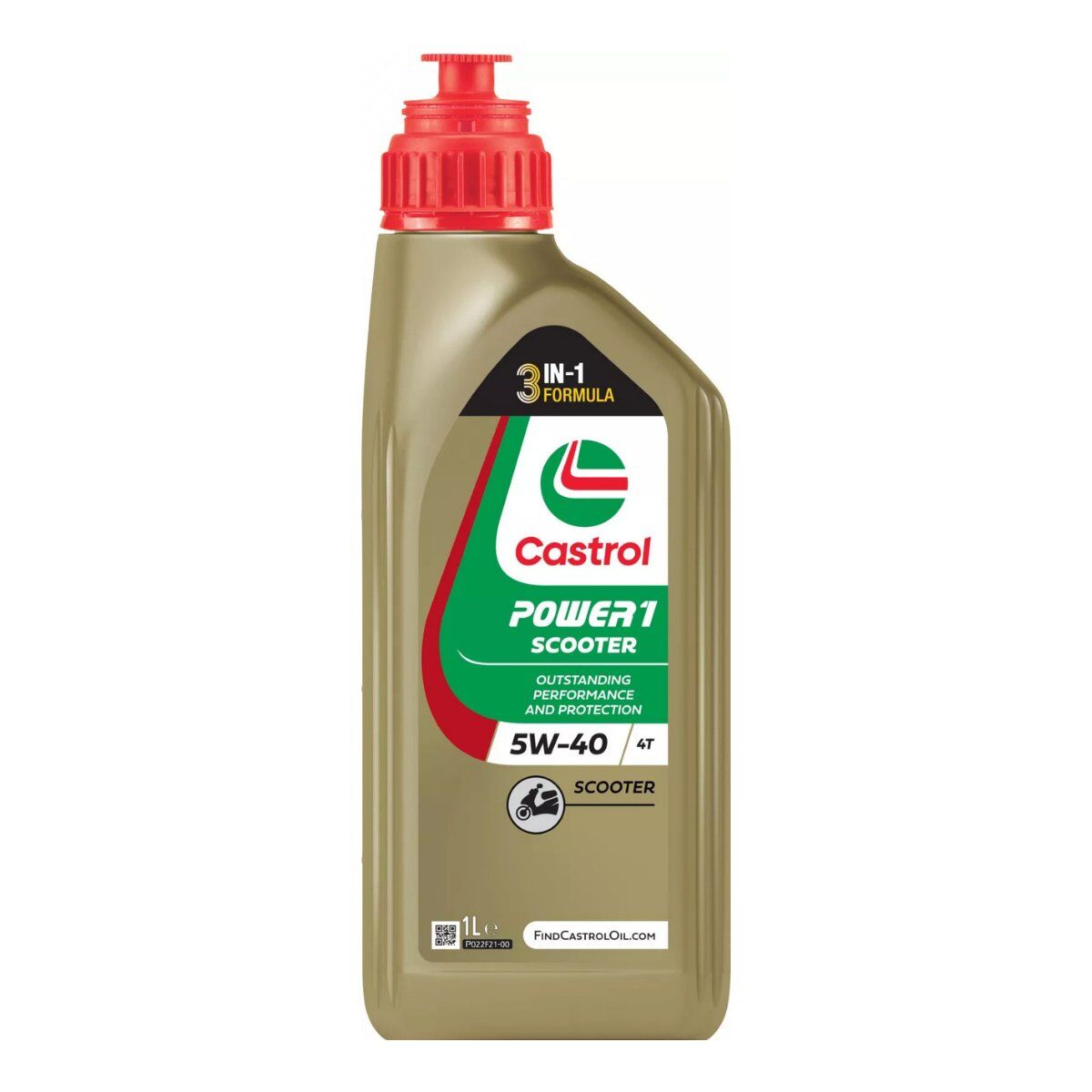 CASTROL POWER1 5W40 4T SCOOTER YAĞ 1LT