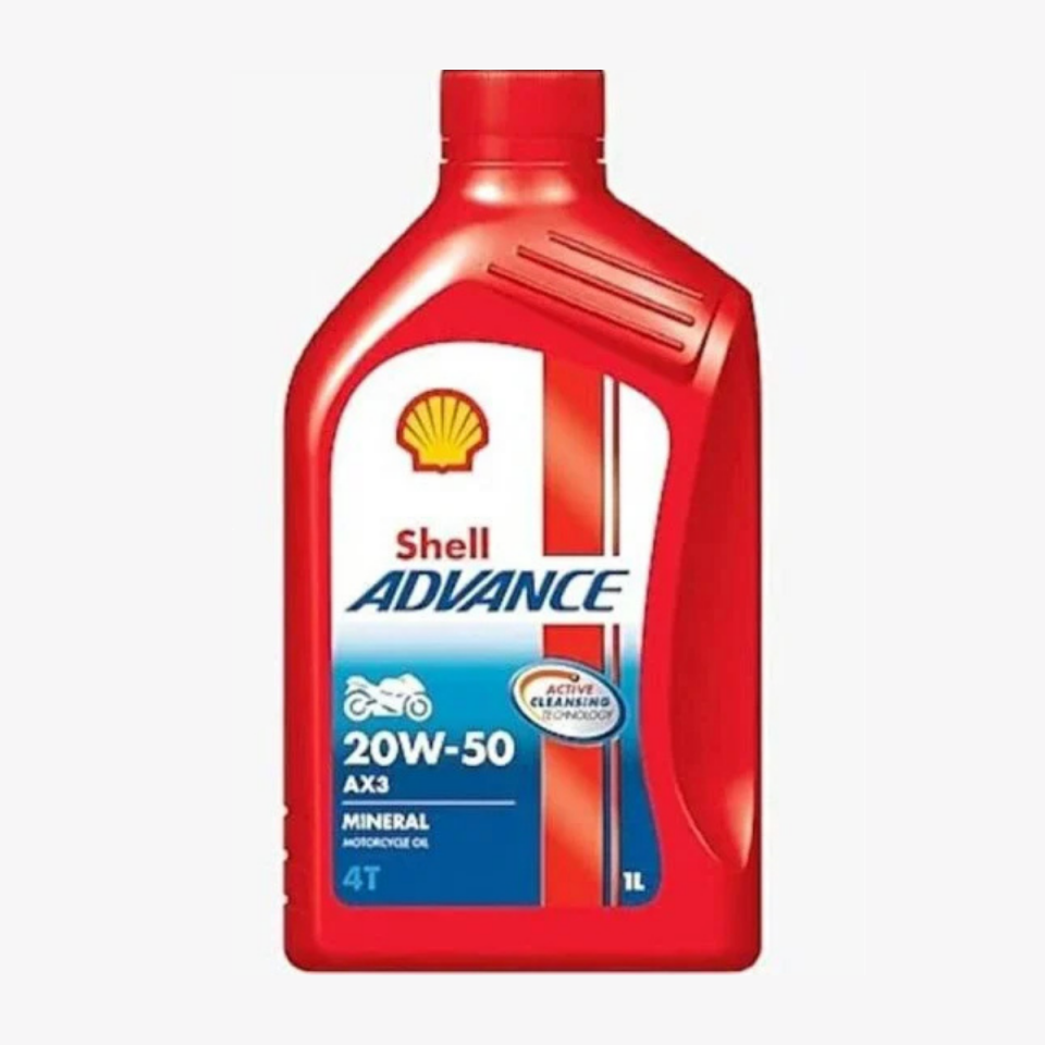 SHELL ADVANCE 20W50 4T MİNERAL YAĞ 1LT