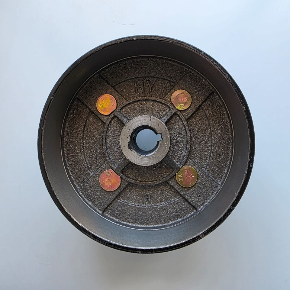 EBİS 3 TEKERLİ KASALI ARKA KAMPANA ÇIPLAK 160MM SİYAH