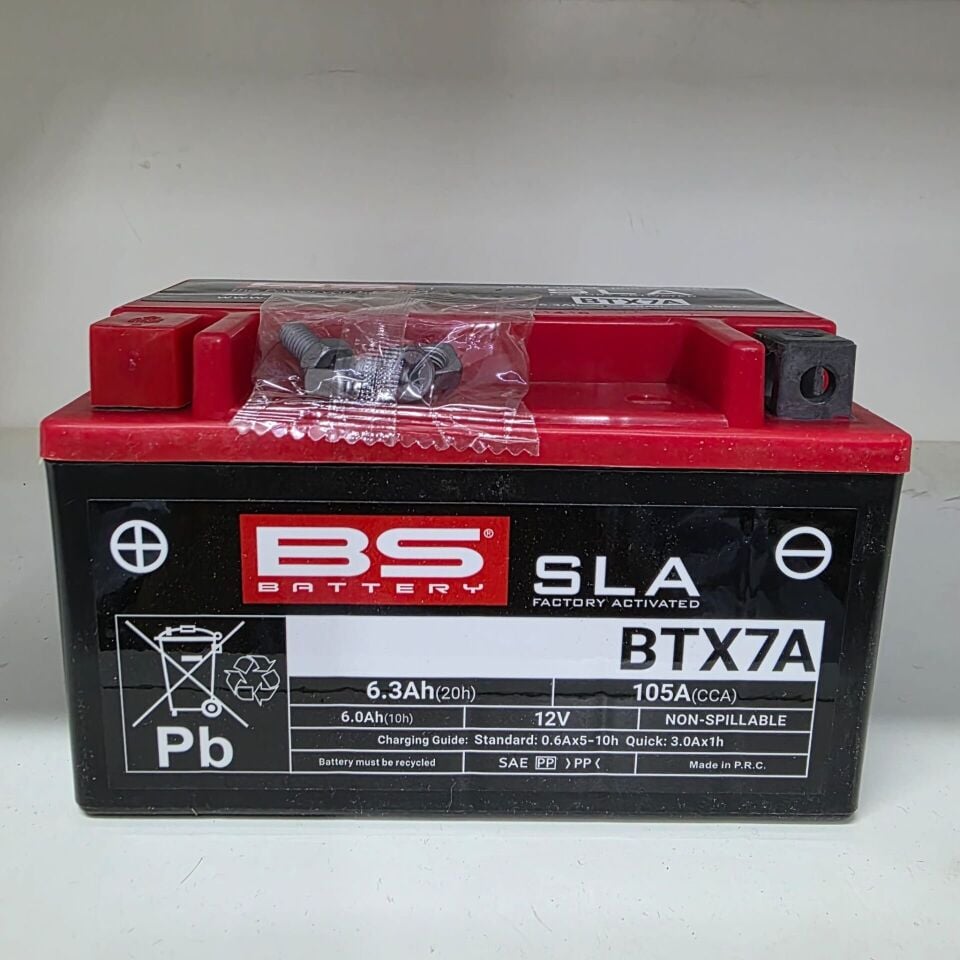 AKÜ 12V 6.3AH KISA BTX7A SLA BS BATTERY SCT UYUMLU 12V 7AH KISA