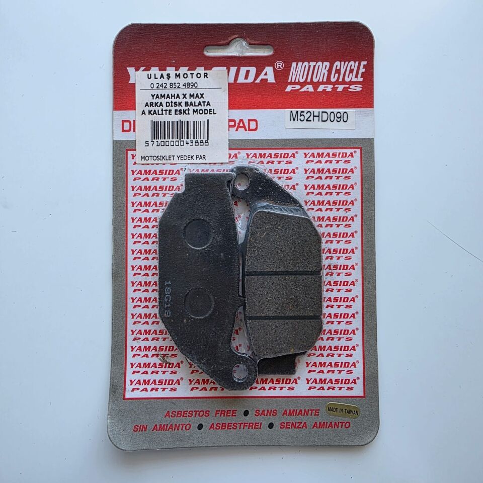 YAMAHA X MAX 250 ARKA FREN DİSK BALATA A KALİTE