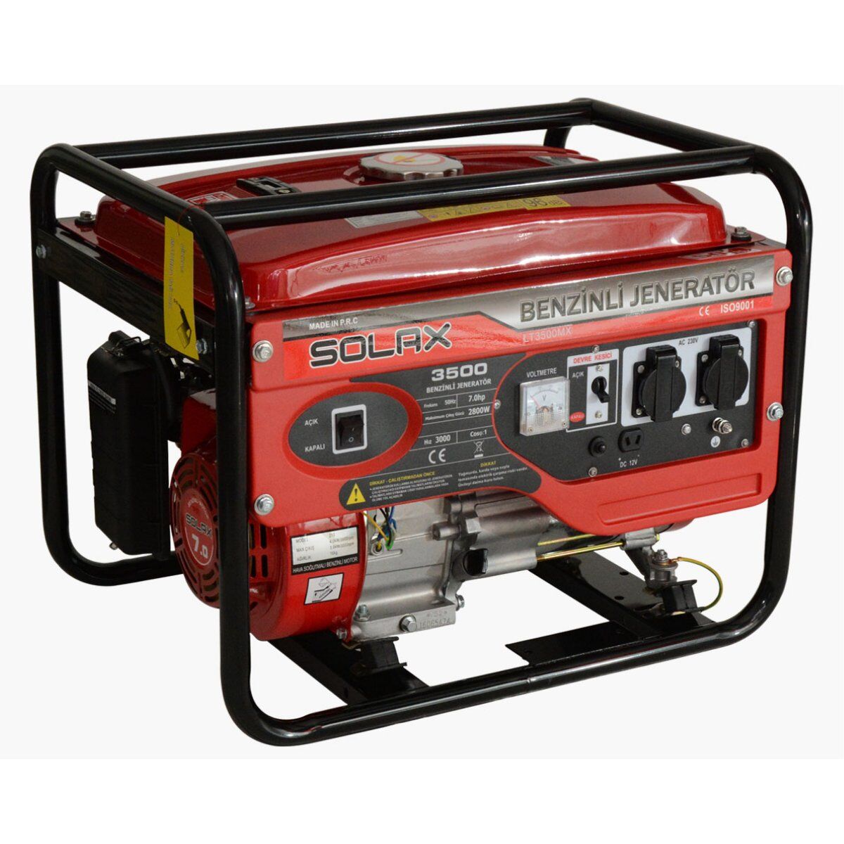 SOLAX LT3500MX BENZİNLİ JENERATÖR MONOFAZE 2,8 KW