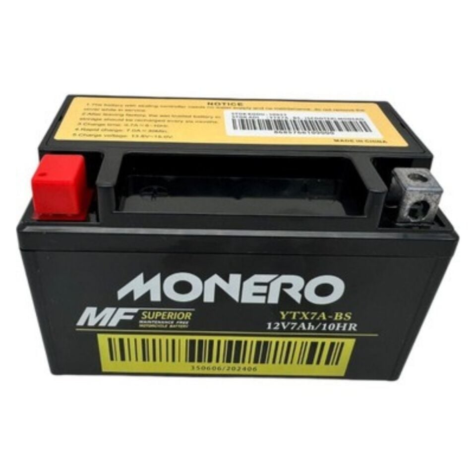 AKÜ 12V 7AH KISA YTX7A-BS MONERO