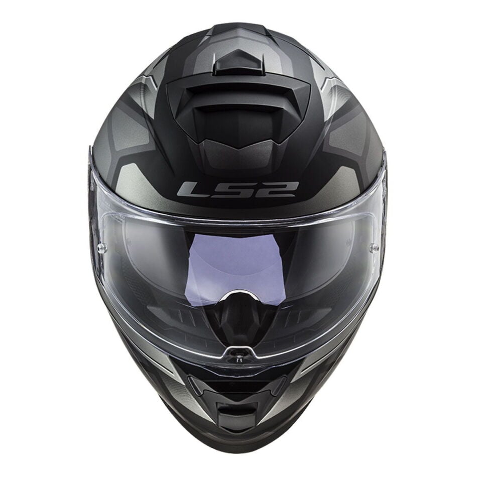 KAPALI KASK LS2 STORM 2 FASTER MAT TITANYUM ORJİNAL 2XL