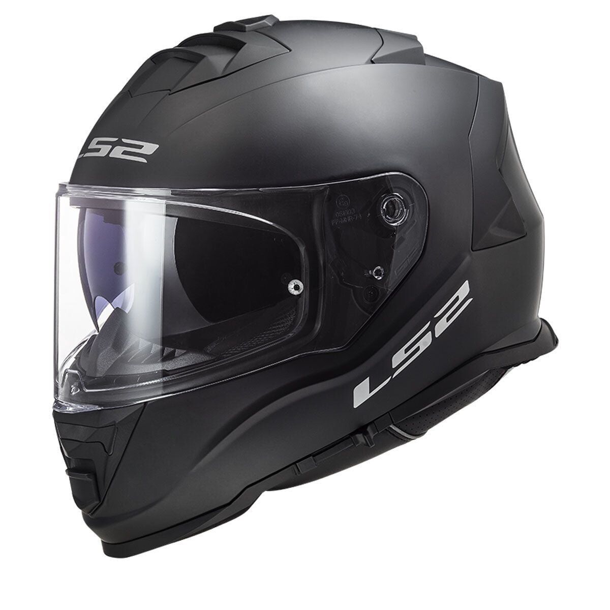 KAPALI KASK LS2 STORM 2 MAT SİYAH ORJİNAL VİZÖRLÜ M