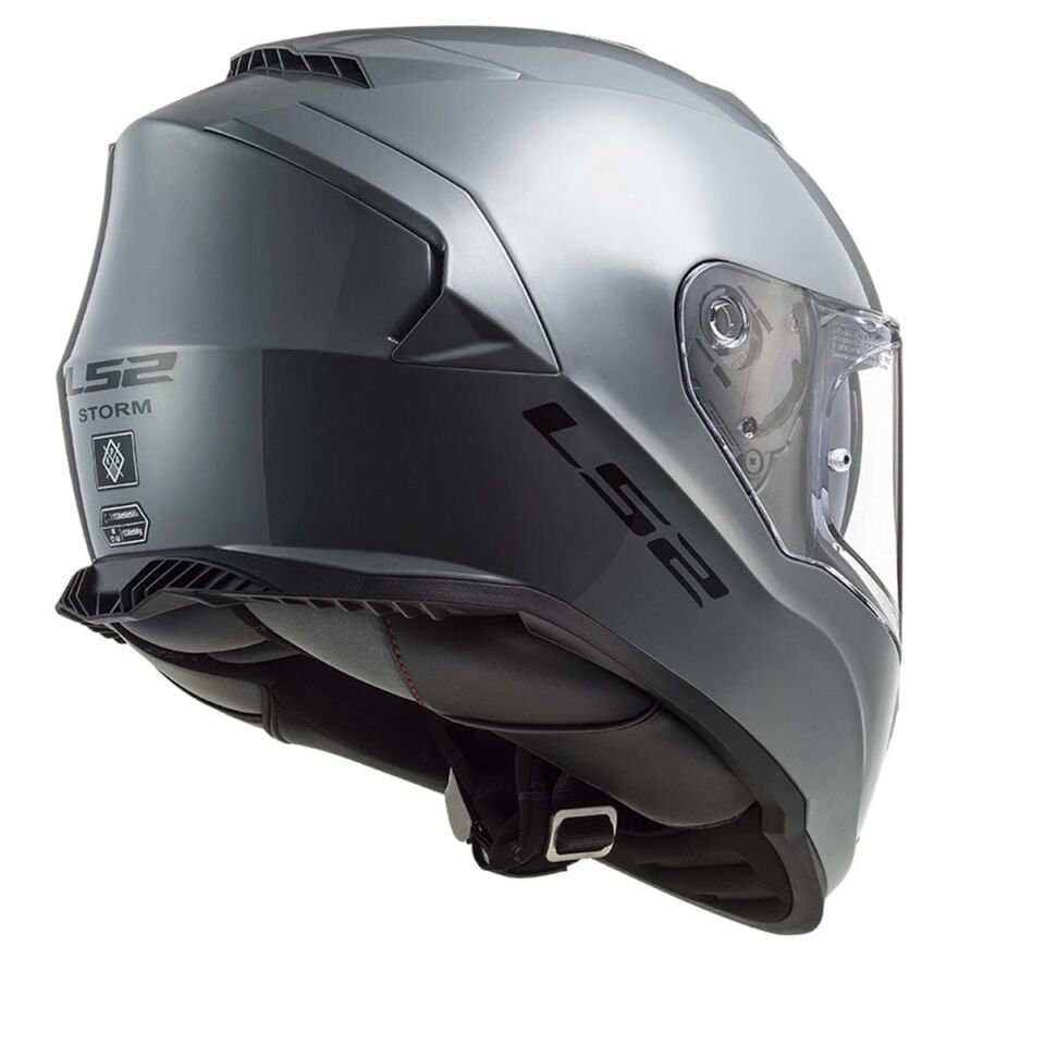 KAPALI KASK LS2 STORM 2 NARDO GRİ ORJİNAL VİZÖRLÜ L