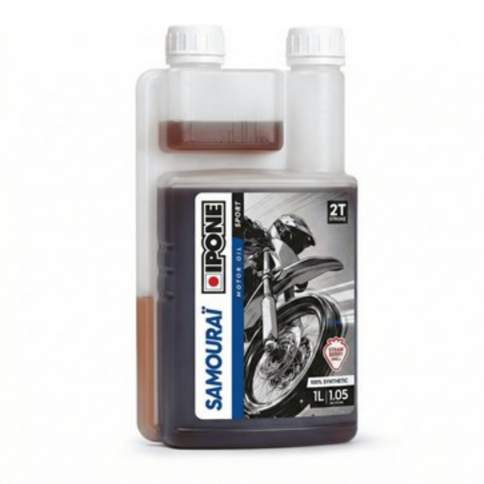 IPONE SAMURAI 2T SENTETİK BENZİN YAĞI ÖLÇEKLİ 1LT