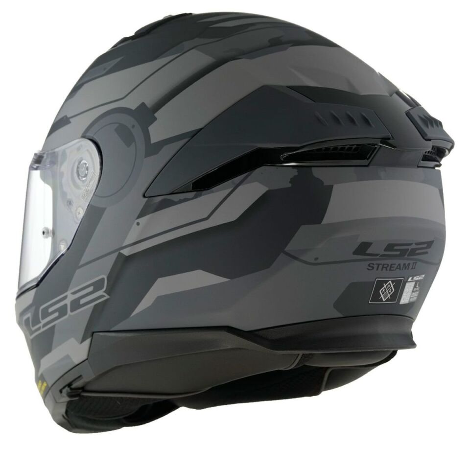 KAPALI KASK LS2 STREAM 2 SHADOW MAT TITANYUM ORJİNAL VİZÖRLÜ XL