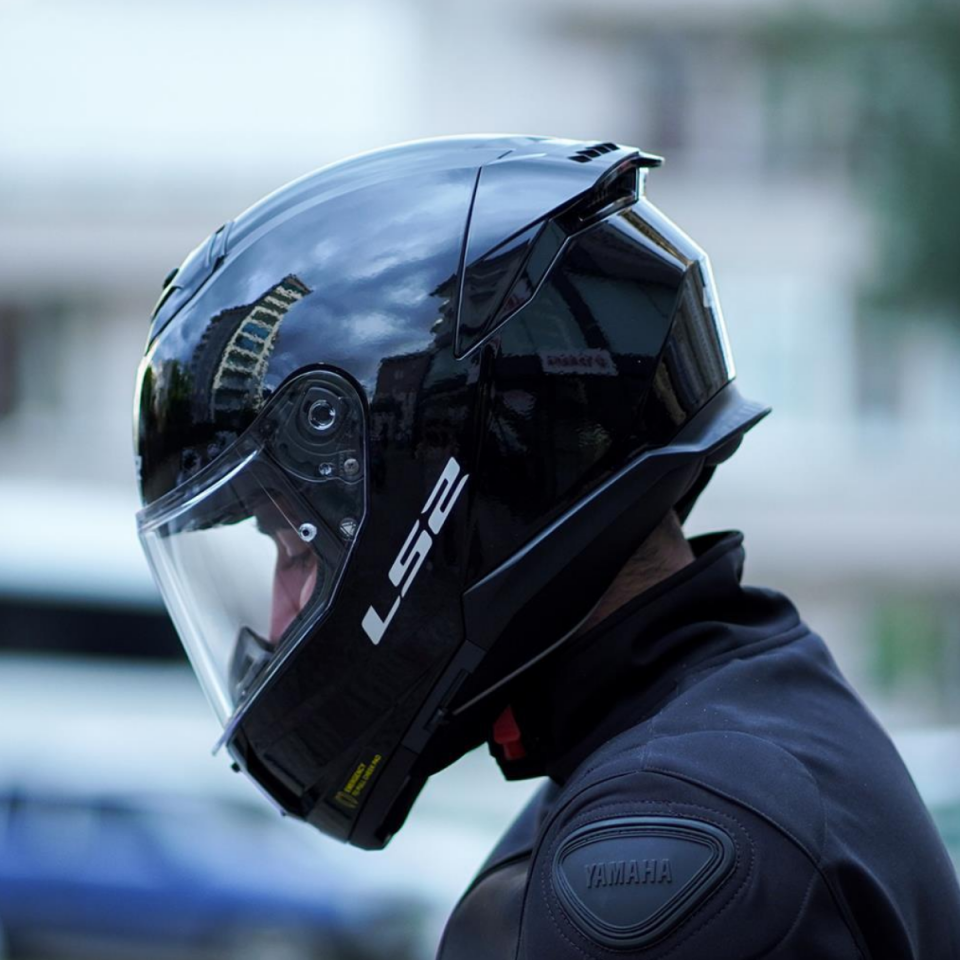 KAPALI KASK LS2 STREAM 2 SİYAH ORJİNAL M VİZÖRLÜ