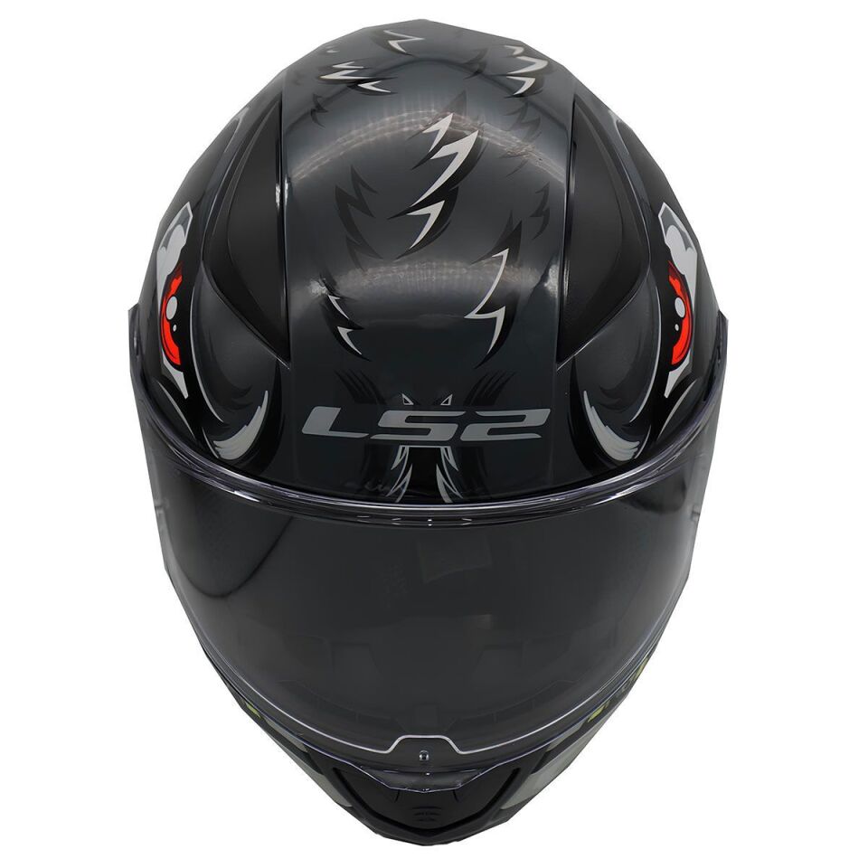 KAPALI KASK LS2 RAPID 2 SPOX GRİ KIRMIZI ORJİNAL XL