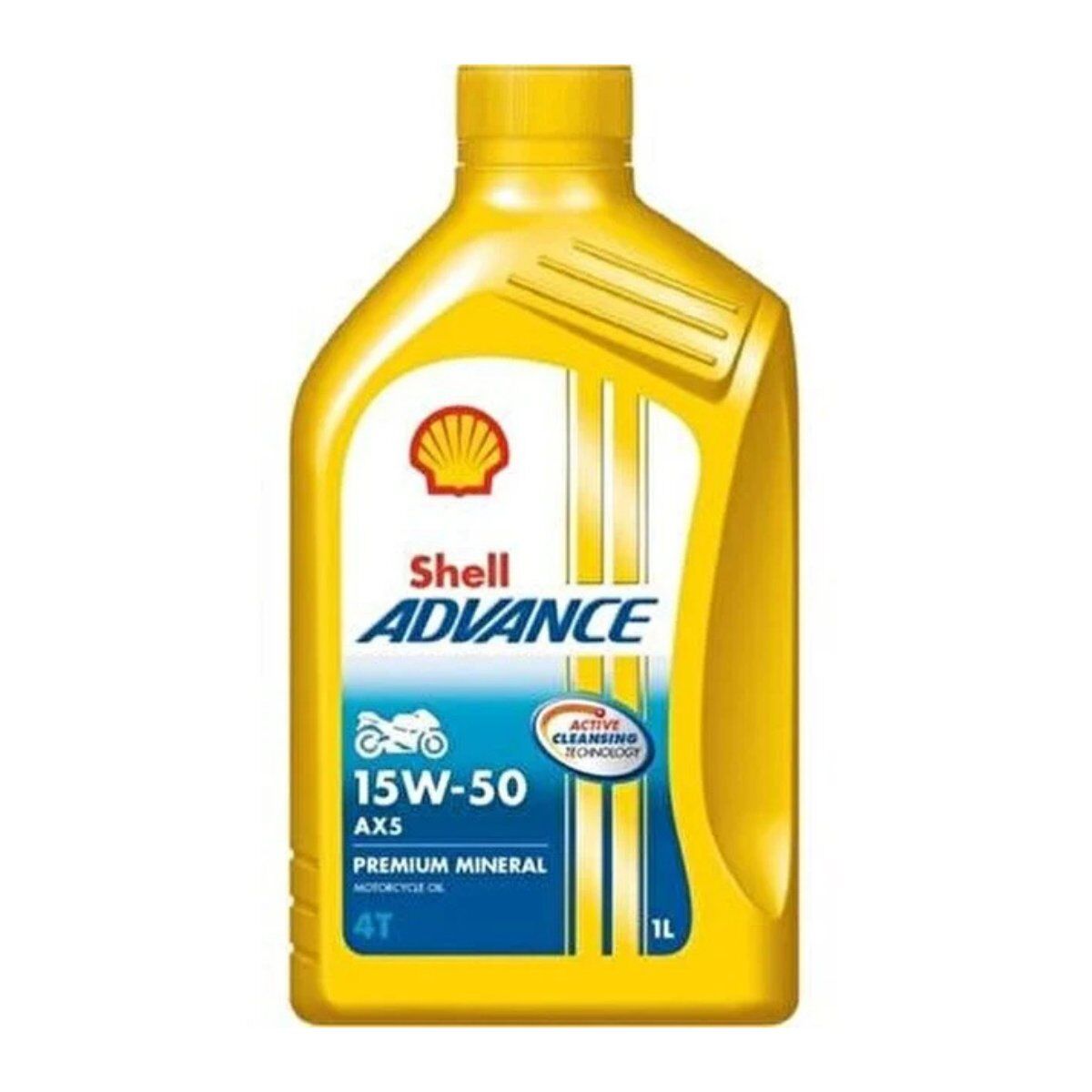 SHELL ADVANCE 15W50 4T MİNERAL YAĞ 1LT SARI
