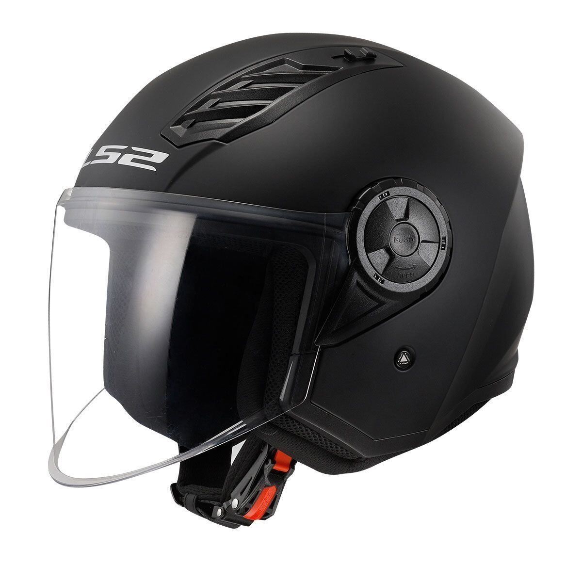 ÇENESİZ KASK LS2 AIRFLOW 2 MAT SİYAH ORJİNAL 2XL