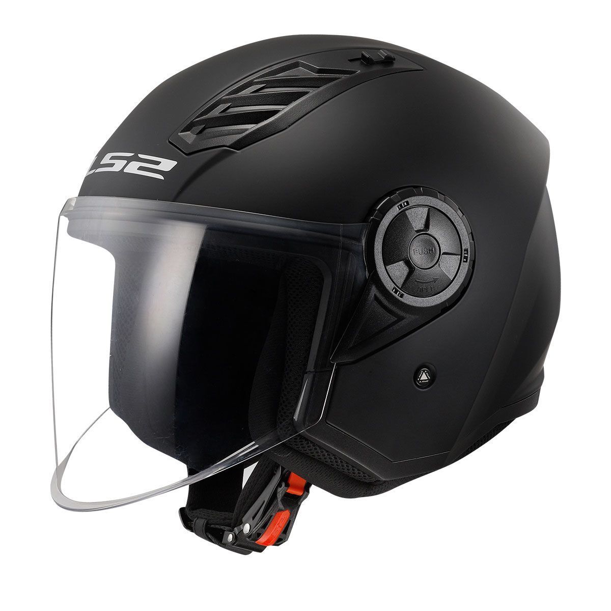 ÇENESİZ KASK LS2 AIRFLOW 2 MAT SİYAH ORJİNAL 2XL