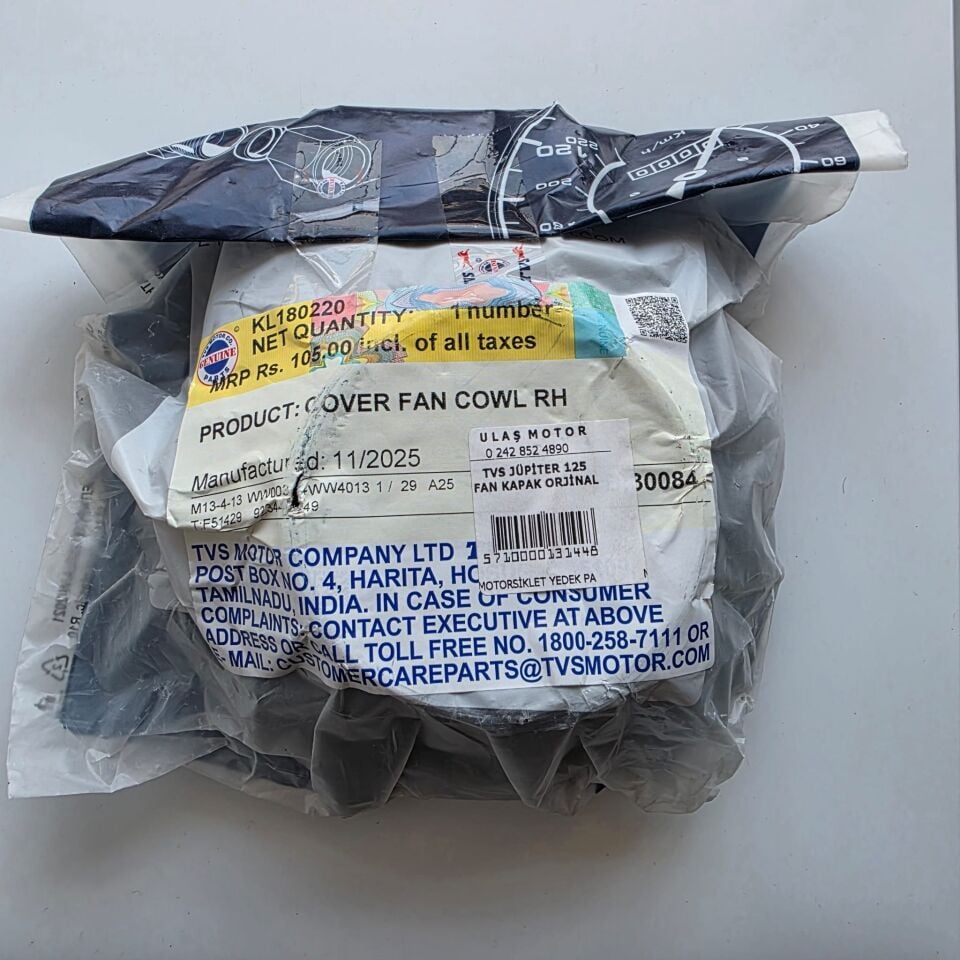 TVS JÜPİTER 125 FAN KAPAK ORJİNAL