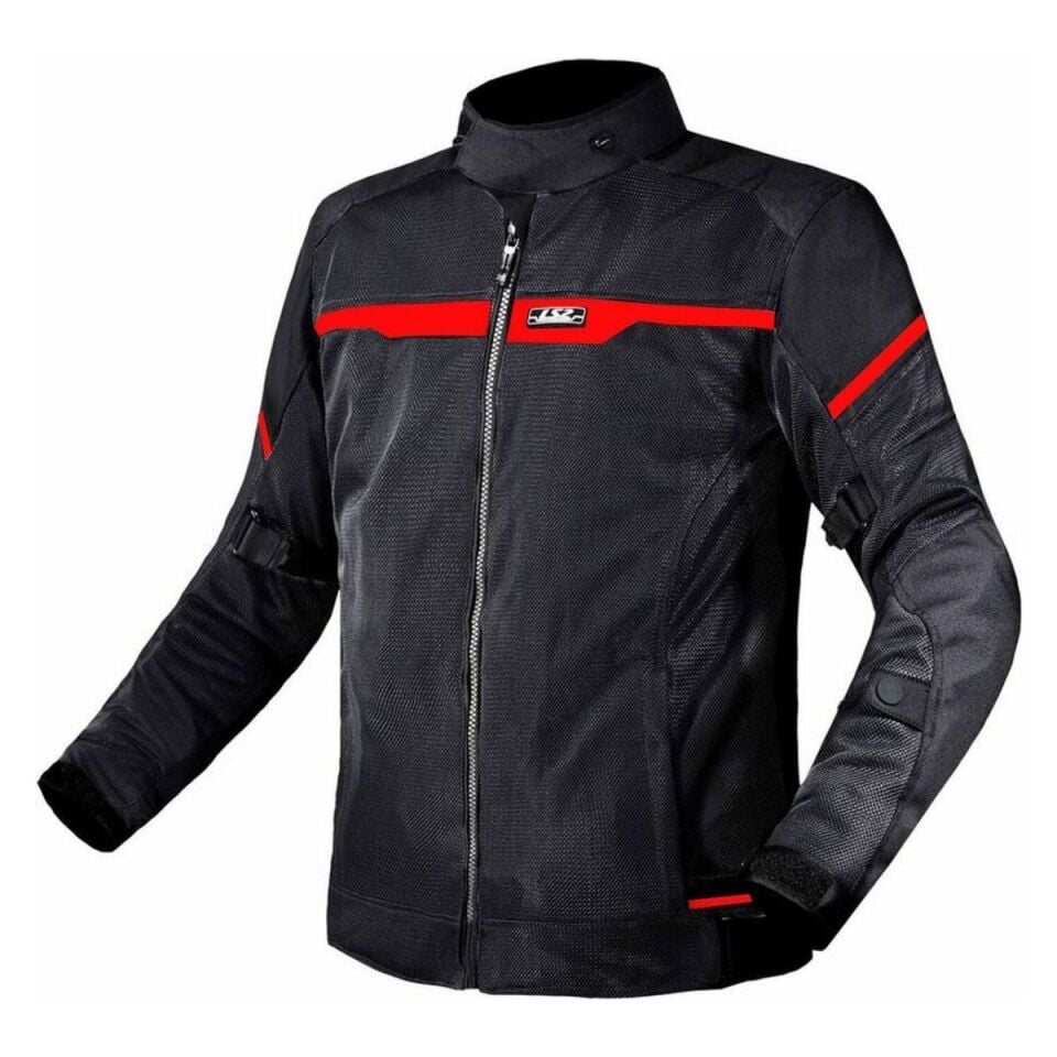 LS2 RIVA MONT SİYAH KIRMIZI 4 MEVSİM XL