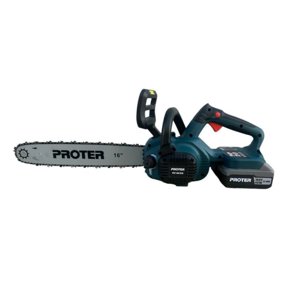 PROTER PST 140 STX 400 MM AKÜLÜ TESTERE 2 AKÜLÜ YAĞLAMALI