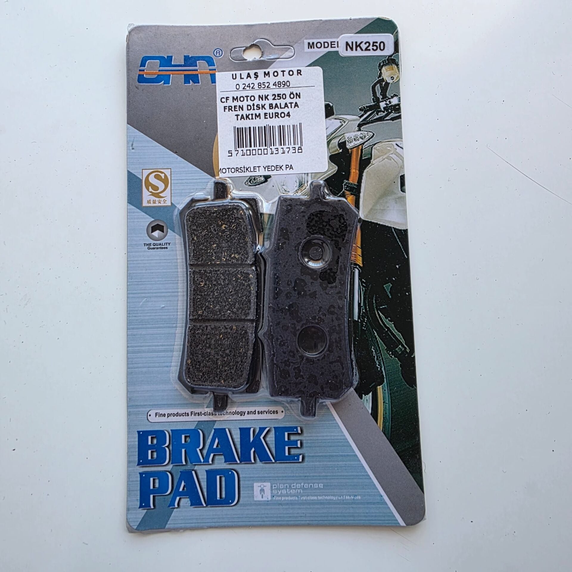 CF MOTO NK 250 ÖN FREN DİSK BALATA TAKIM EURO4