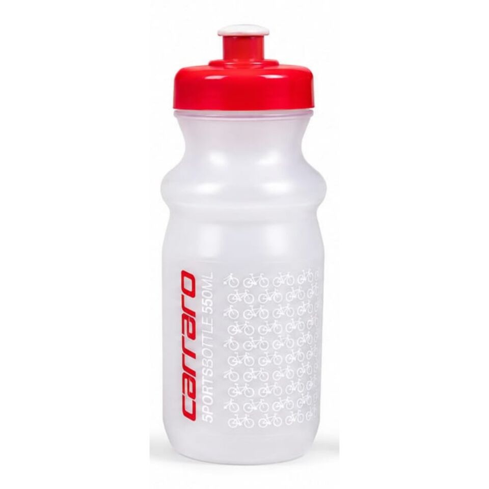 CARRARO 550 ML PERFORMANS BİSİKLET MATARASI KIRMIZI DESENLİ