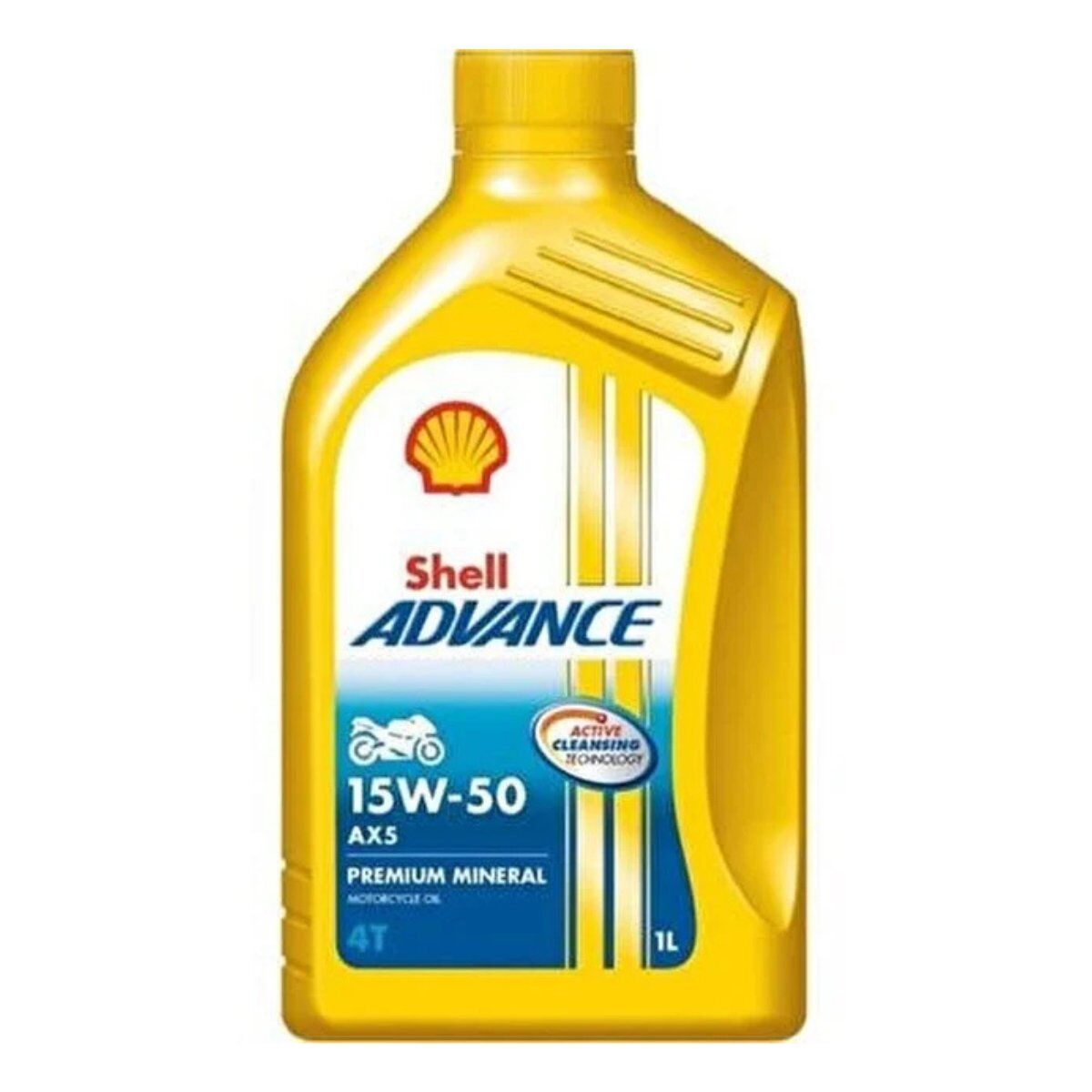 SHELL ADVANCE ULTRA 15W50 4T MİNERAL YAĞ 1LT GRİ