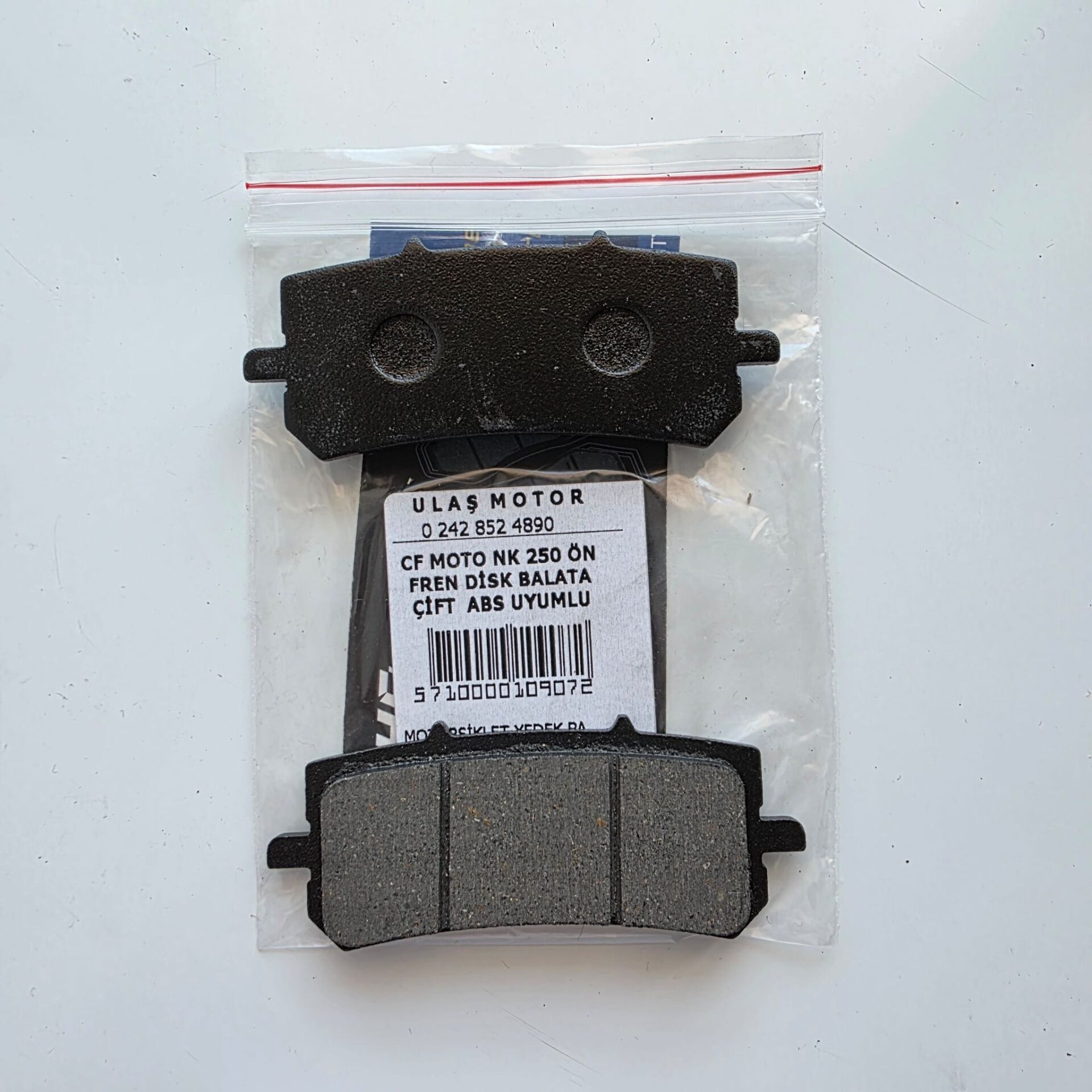 CF MOTO NK 250 ÖN FREN DİSK BALATA ÇİFT ABS UYUMLU NK 150 UYUMLU