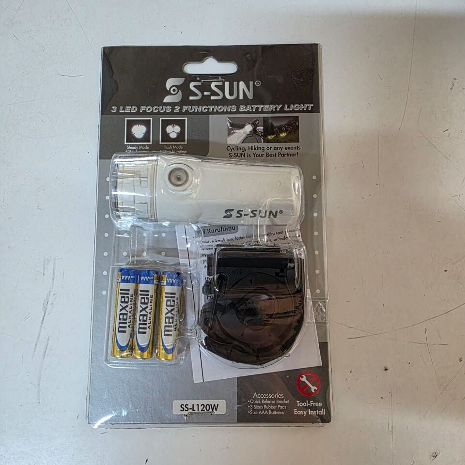 BİS ÖN FAR S SUN BEYAZ 3 LEDLİ