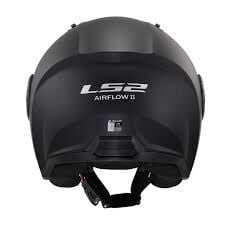 ÇENESİZ KASK LS2 AIRFLOW MAT SİYAH ORJİNAL L